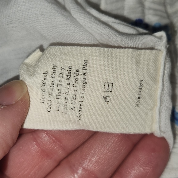 Loveshackfancy Becca Skirt in Brilliant Blue floral Sz P - Picture 8 of 14